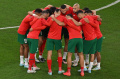 Timnas Maroko Berdoa Sebelum Bertanding
