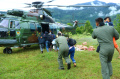 TNI AU Evakuasi Warga Korban Banjir dan Tanah Longsor Latimojong