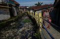 Tumpukan Sampah di Kota Palembang