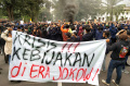 Unjuk Rasa Mahasiswa di Bandung Tolak Penundaan Pemilu 2024