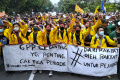 Unjuk Rasa Mahasiswa di Bandung Tolak Penundaan Pemilu 2024