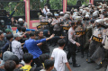 Unjuk Rasa Mahasiswa Tolak Kenaikan BBM di Bandar Lampung