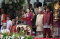 Upacara Pengibaran Bendera HUT ke-79 RI di Istana Presiden IKN