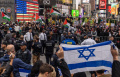 Demonstrasi Pro Palestine dan Israel Saling Berhadapan di New York City