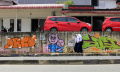 Vandalisme di Jembatan Layang Laluan Madani Batam