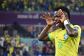 Vinicius Junior Selebrasi Usai Cetak Gol