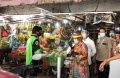 Walikota Surabaya dan Menkes Sidak Pasar Genteng Baru