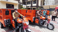 Walkot Tangerang Serahkan 55 Unit Bentor Pengangkut Sampah