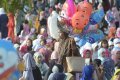 Warga Shalat Ied di Lapangan Merdeka Balikpapan