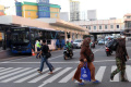 Zebra Cross dan Halte TransJakarta Gantikan JPO di Glodok