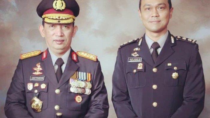 AKBP Putu Kholis Aryana berfoto bersama Kapolri Jenderal Listyo Sigit Prabowo.