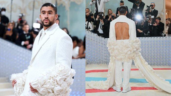 NEW YORK, NEW YORK - 01 MEI: Bad Bunny menghadiri Met Gala 2023 Merayakan 