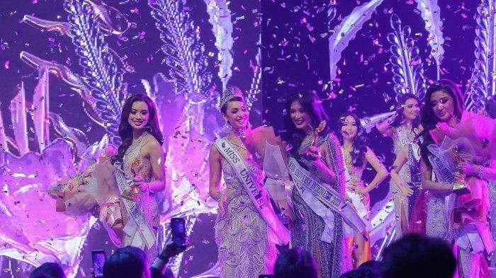 Acara grand final ajang Miss Universe Indonesia 2023 di Beach City International Stadium, Ancol, Jakarta, Kamis (3/8/2023)