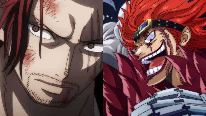 Akagami no Shanks dan Eustass Kid dalam One Piece