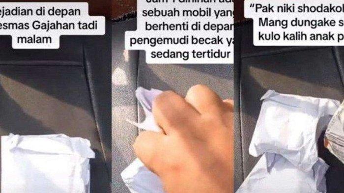 Amplop yang ternyata berisi sampah potongan kertas.