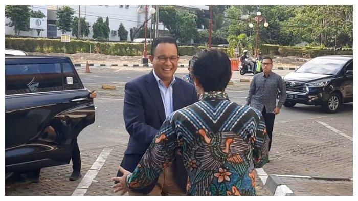 Bakal capres Anies Baswedan tiba di Universitas Gadjah Mada (UGM), Selasa, (19/9/2023