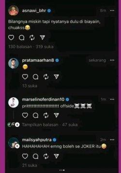 Asnawi sindir balik Marshella mantan pacar Pratama Arhan