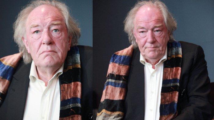 NEW YORK, NY - 03 APRIL: Michael Gambon mengunjungi Apple Store Soho pada tanggal 3 April 2011 di New York City.