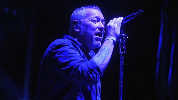 Steve Harwell dari Smash Mouth tampil di Festival Budaya dan Musik Pop 90sFEST pada 12 September 2015 di Brooklyn, New York. Brad Barket/Getty Images untuk 90sFEST/AFP
