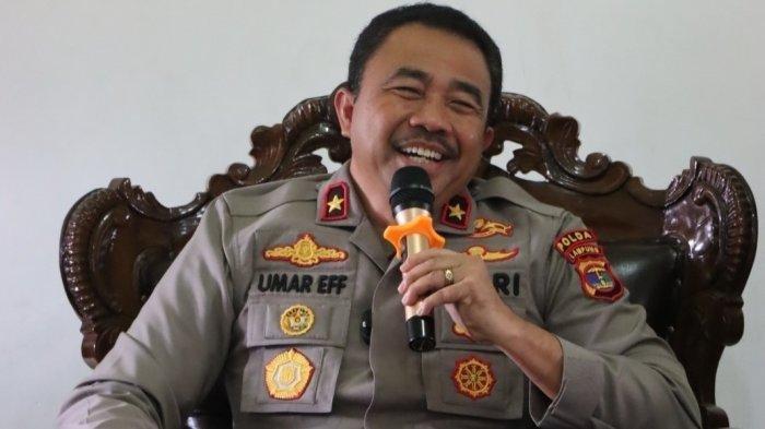 Wakapolda Lampung, Brigjen. Pol. Dr. Umar Effendi.