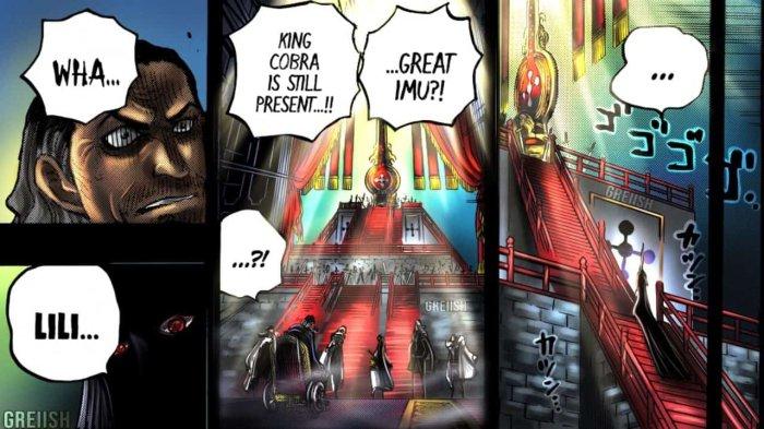 Raja Cobra dan Im Sama dalam One Piece. CC: Greiish untuk Mewarnai!