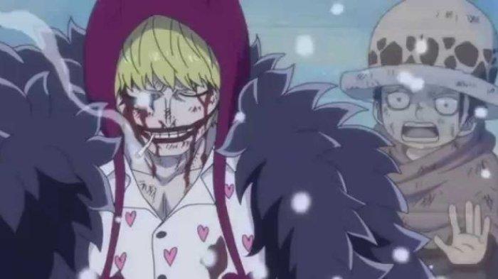 Corazon hampir mati di One Piece.