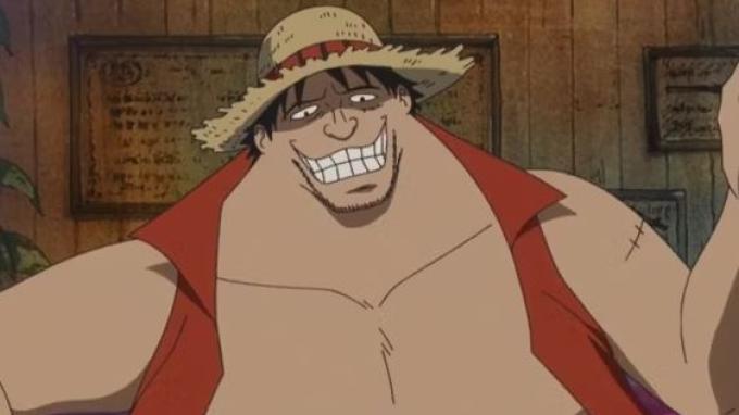 Demaro Black, berperan sebagai Luffy di One Piece