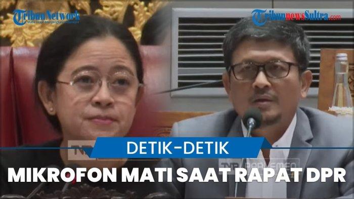 Ekspresi Bingung Amin AK, Mikrofonnya Dimatikan Puan saat Sedang Bicara dalam Rapat Paripurna DPR