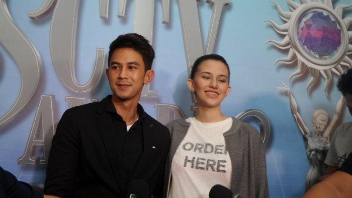 Fandy Christian dan Dahlia Poland di Studio 6 Emtek, Daan Mogot, Jakarta Barat.
