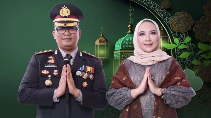 Foto AKBP Harissandi bersama dengan istrinya, Ny. Wera