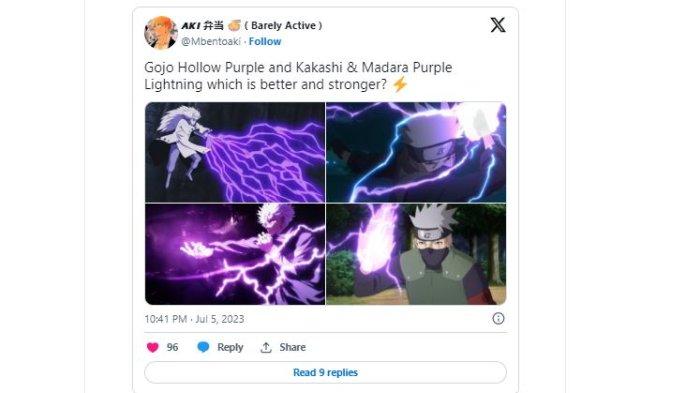 Gojo Satoru di Jujutsu Kaisen Terinspirasi dari Hatake Kakashi dalam Serial Naruto, Benarkah ?