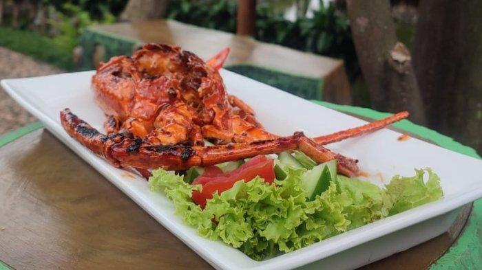 Salah satu menu di Gubug Udang Situ Cibubur, Depok, Jawa Barat.