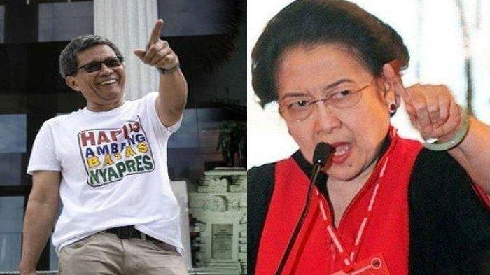 Rocky Gerung turut menyoroti kasus korupsi yang menimpa para menteri berasal dari Partai Nasdem. Ia menyebut ada peran Megawati dalam kasus ini.