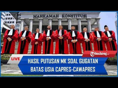 Hasil Putusan MK soal Gugatan Batas Usia Capres-Cawapres, akankah Dikabulkan?