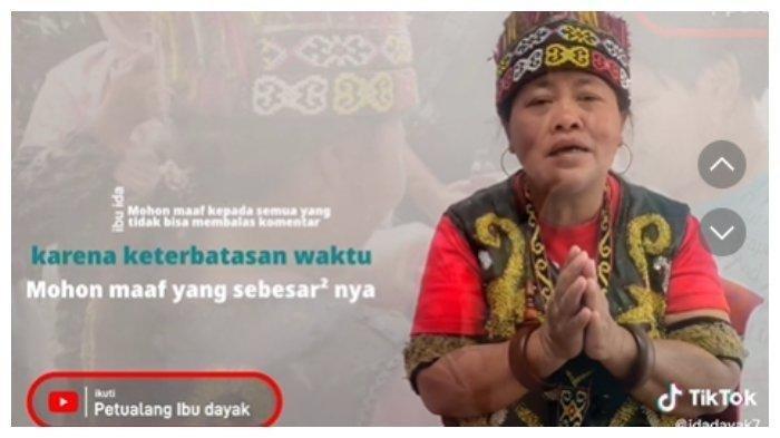 Sosok Ida Dayak yang disebut-sebut sebagai perempuan sakti yang viral di media sosial mampu mengobati tulang bengkok dengan sekali urut.