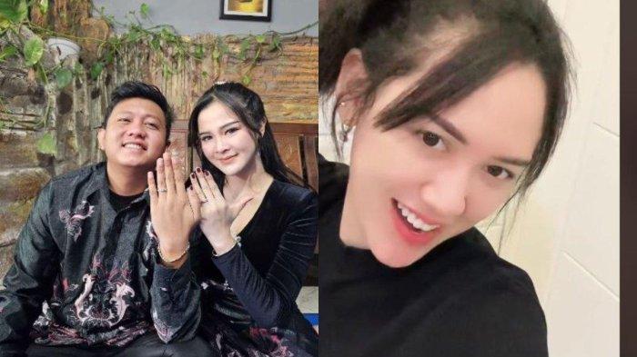 Denny Caknan dan Bella Bonita (kiri) dan Happy Asmara (kanan), begini kondisi Happy Asmara jelang pernikahan Denny Caknan dan Bella Bonita, Kamis (6/7/2023).