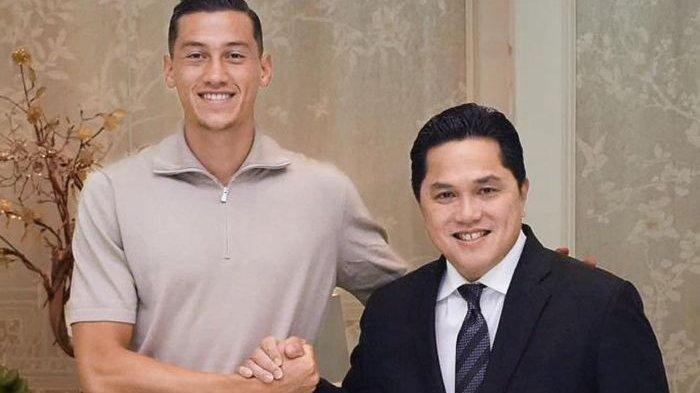 Jay Idzes dan Erick Thohir bertemu pada Rabu (6/9/2023) untuk membicarakan naturalisasi agar bisa membela timnas Indonesia