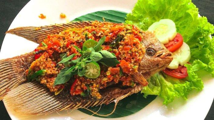 Salah satu menu di Javanine Resto, Malang, Jawa Timur.