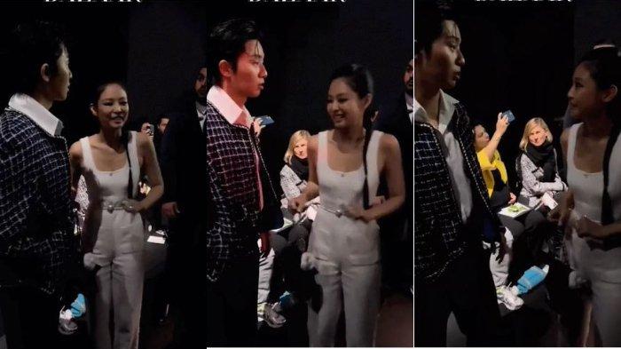 Interaksi Jennie BLACKPINK dan Park Seo Joon