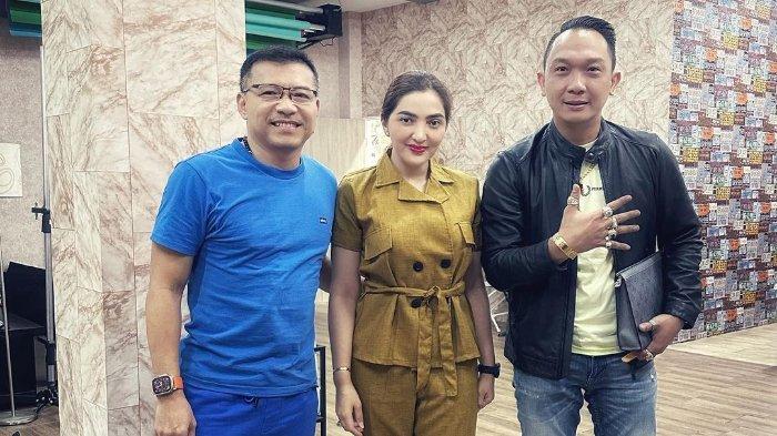 Jhon LBF (kanan) bersama Ashanty dan Anang Hermansyah.