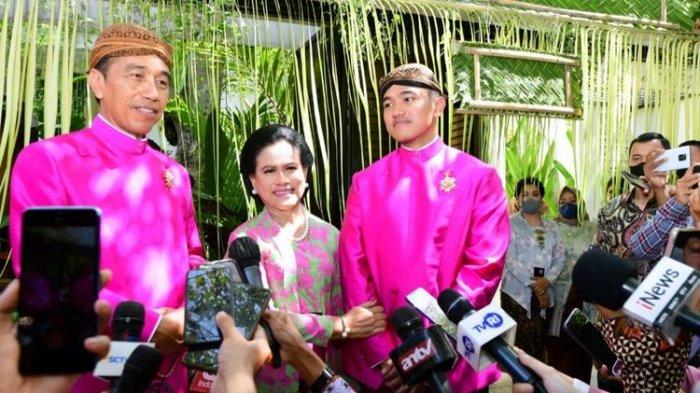 Joko Widodo, Iriana dan Kaesang Pangarep