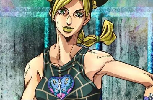 Jolyne Cujoh dalam JoJo's Bizarre Adventure.
