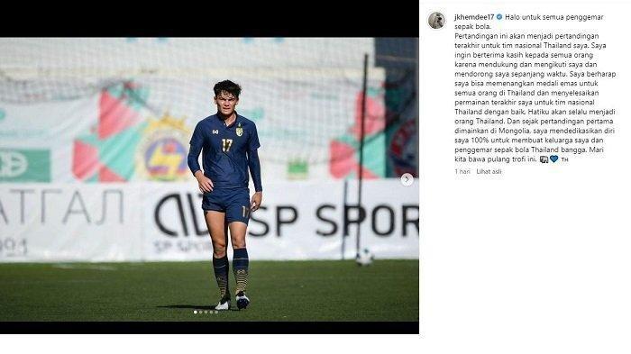 Jonathan Khemdee sempat bikin heboh akan pensiun, ternyata hanya istirahat.