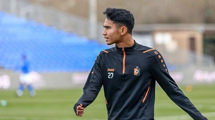 Pemain timnas Indonesia, Marselino Ferdinan menjalani debut bersama KMSK Deinze.