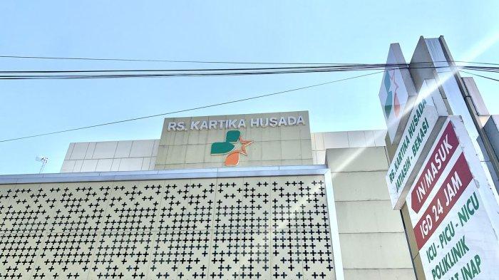 Rumah Sakit (RS) Kartika Husada Jatiasih, Kota Bekasi, Jumat (29/9/2023). Pihak RS menanggapi berkait adanya keluhan dari Albert, orangtua pasien A (7) yang didiagnosis mati batang otak usai operasi amandel.