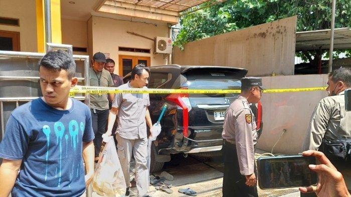 Tempat kejadian perkara anak bunuh ibu di kediamannya di Jalan Takong, Sukamaju Baru, Tapos, Depok, pada Kamis (10/8/2023).