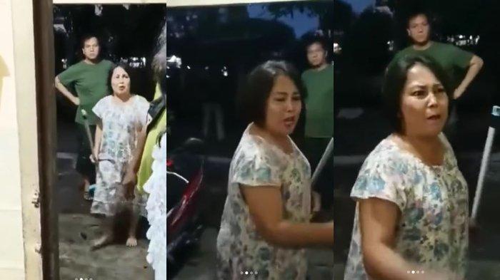 Kapolsek Torgamba AKP Luhut Bapit Sihombing dan istrinya yang usir bawahannya