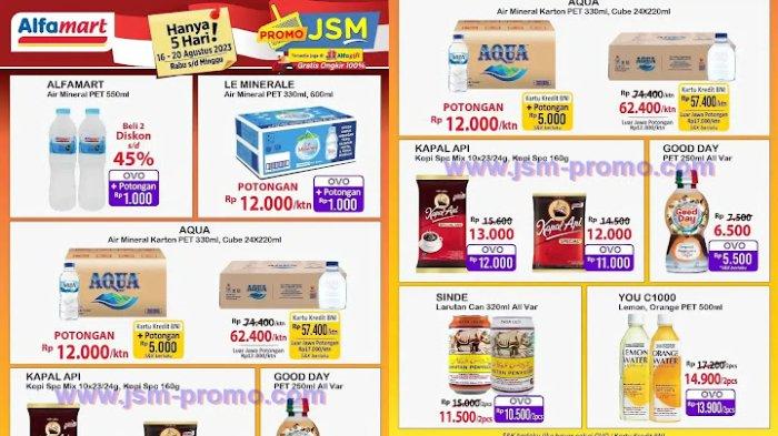 Katalog Promo JSM Alfamart Periode Agustus 2023 Lengkap, Banyak Minyak Goreng Murah Mulai 30 Ribuan Saja