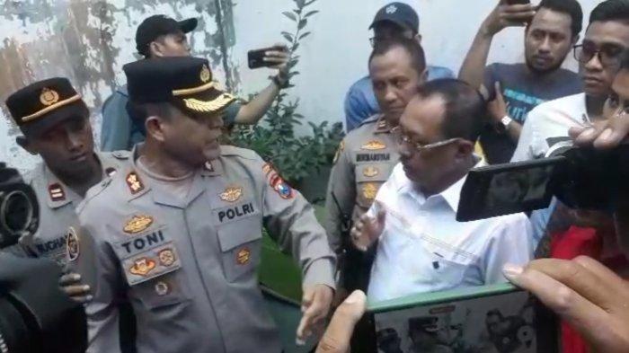 Kepala Bagian (Kabag) OPS Polrestabes Surabaya AKBP Toni Kasmiri membentak Wakil Wali Kota Surabaya Armuji.