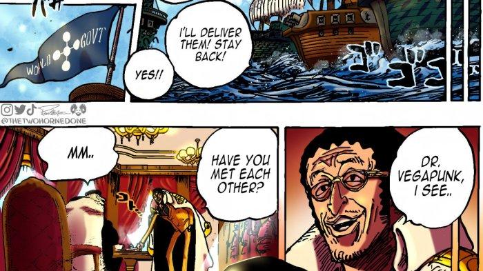 Kizaru dan Salah Satu Dari Lima Tetua dalam ONE PIECE
